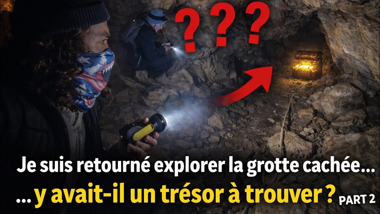 EXPLORATION DE LA GROTTE, ALORS TRÉSOR OU PAS ??? Part. 2