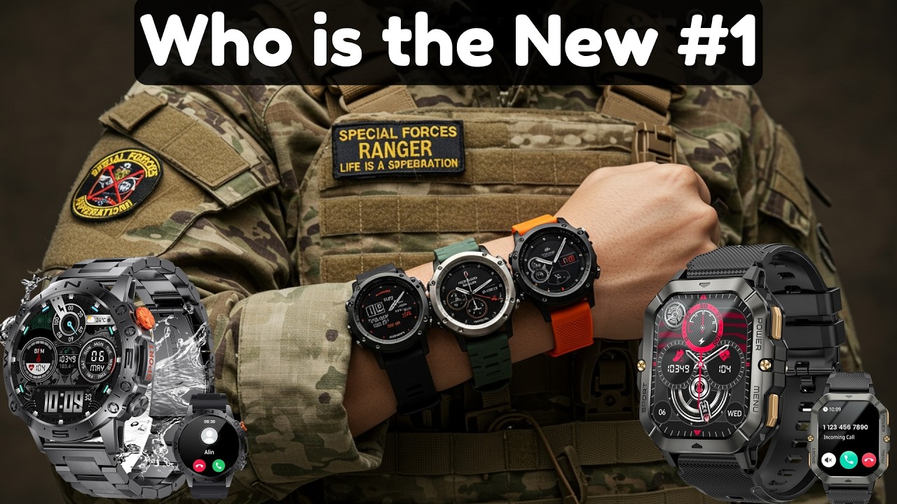 Best Military Smartwatch 2025 – Tactical Tech You Can Rely On!