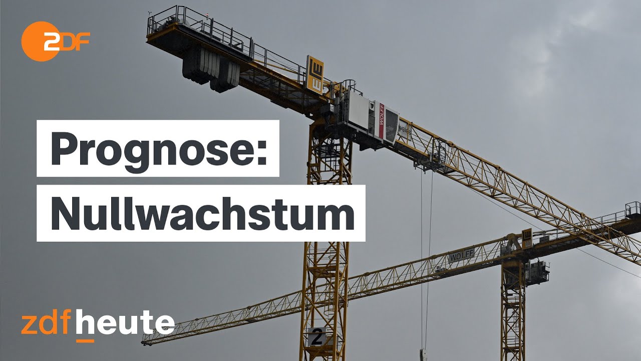 Wirtschaftsweise senken Prognose f&uuml;r 2025 auf Null | ZDF Mittagsmagazin