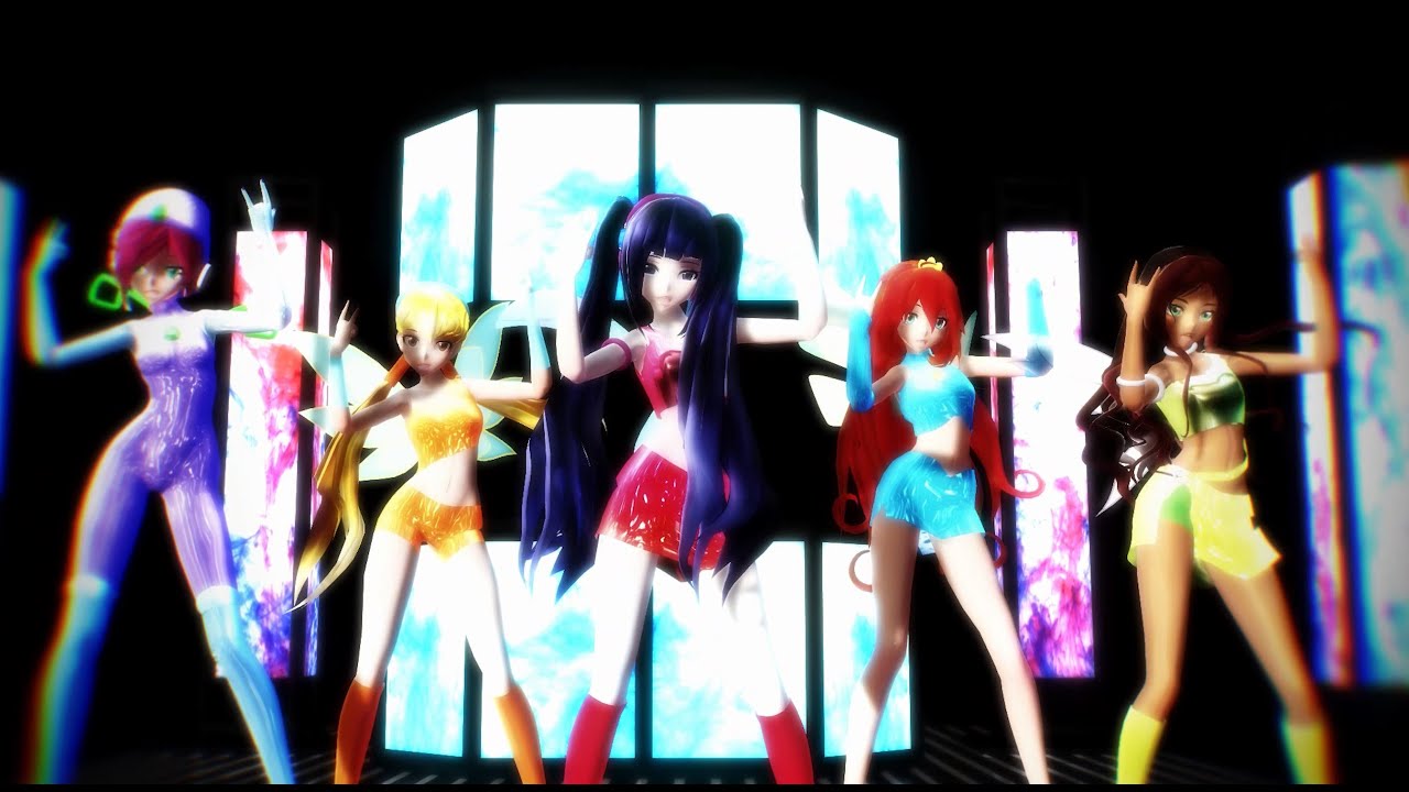 [MMD - Winx Club] (G)I-DLE - TOMBOY - Tecna, Stella, Musa, Bloom, Aisha