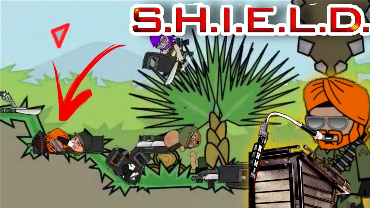 Mini Militia Classic but Only *Shield* is Allowed! GamePlay