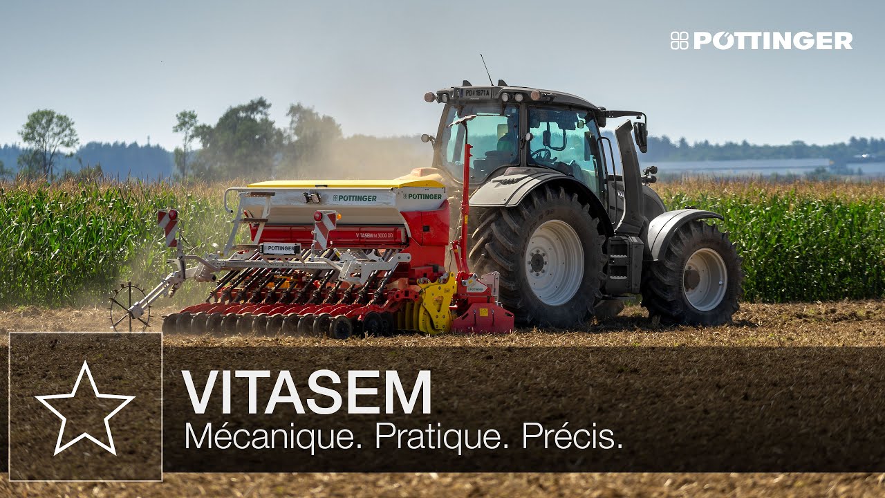 Semoir mécanique VITASEM de PÖTTINGER – Avantages produit – Mécanique. Pratique. Précis.