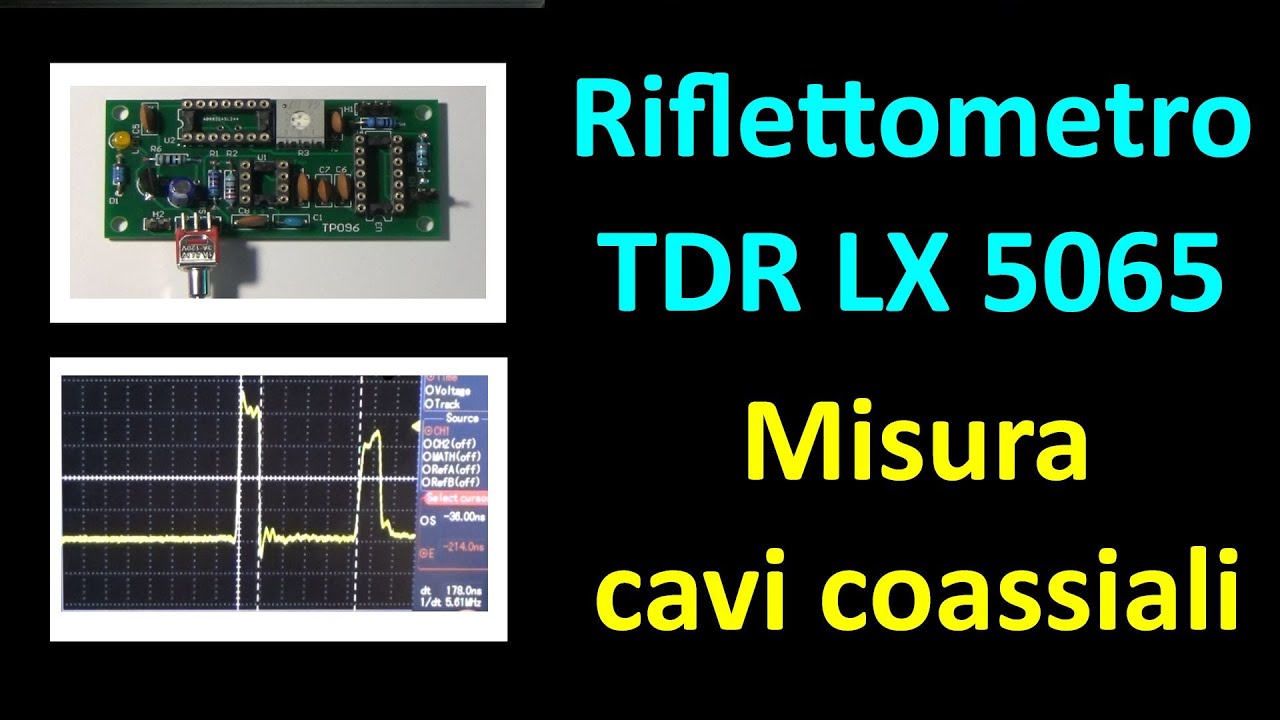 0639: TDR  Riflettometro Nuova Elettronica REMAKE PCB LX 5065