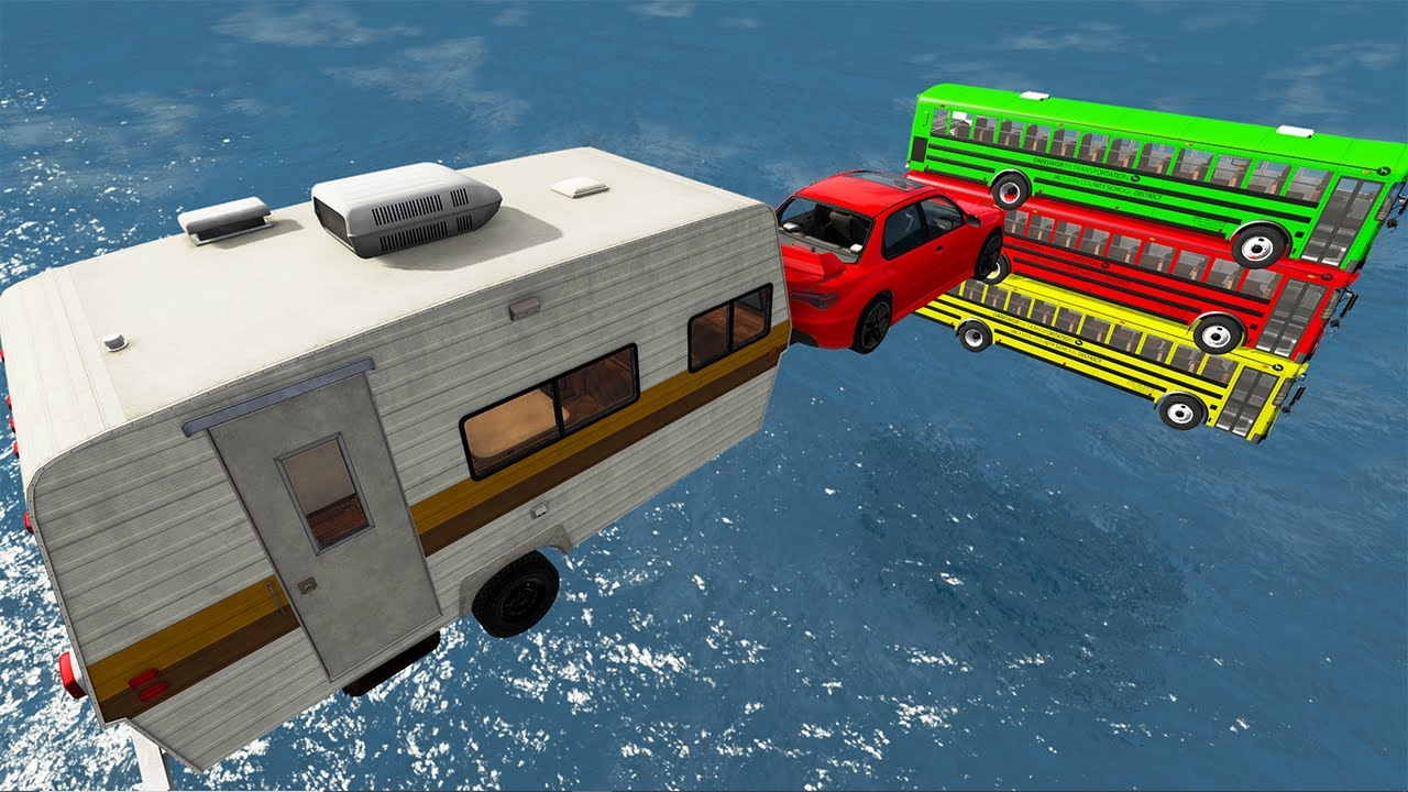 High Speed Random Car Jumps 