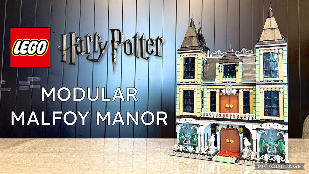 Я построил конструктор LEGO Harry Potter Modular Malfoy Manor!!!