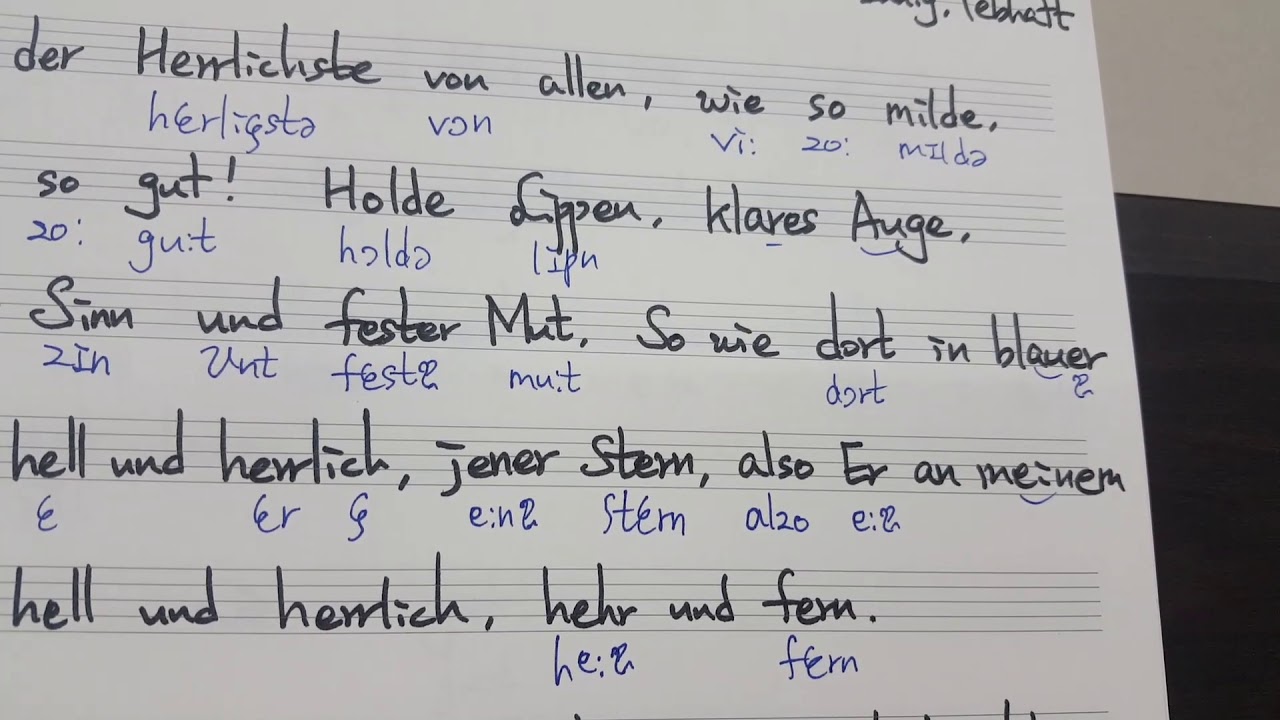 Schumann Frauenliebe und Leben no.2 Er, der Herrlichste von allen 슈만 여인의 사랑과 생애 2번째 곡 가사 해설 명지영