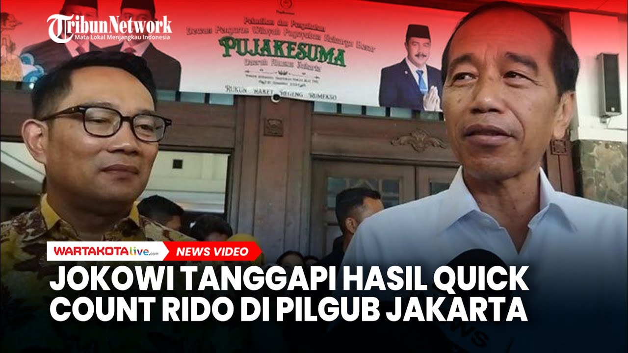 Jokowi Tanggapi Hasil Quick Count RIDO di Pilgub Jakarta