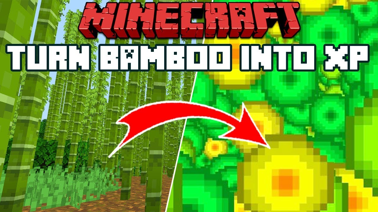 Minecraft 1.14: Создаем ферму опыта с помощью бамбука!