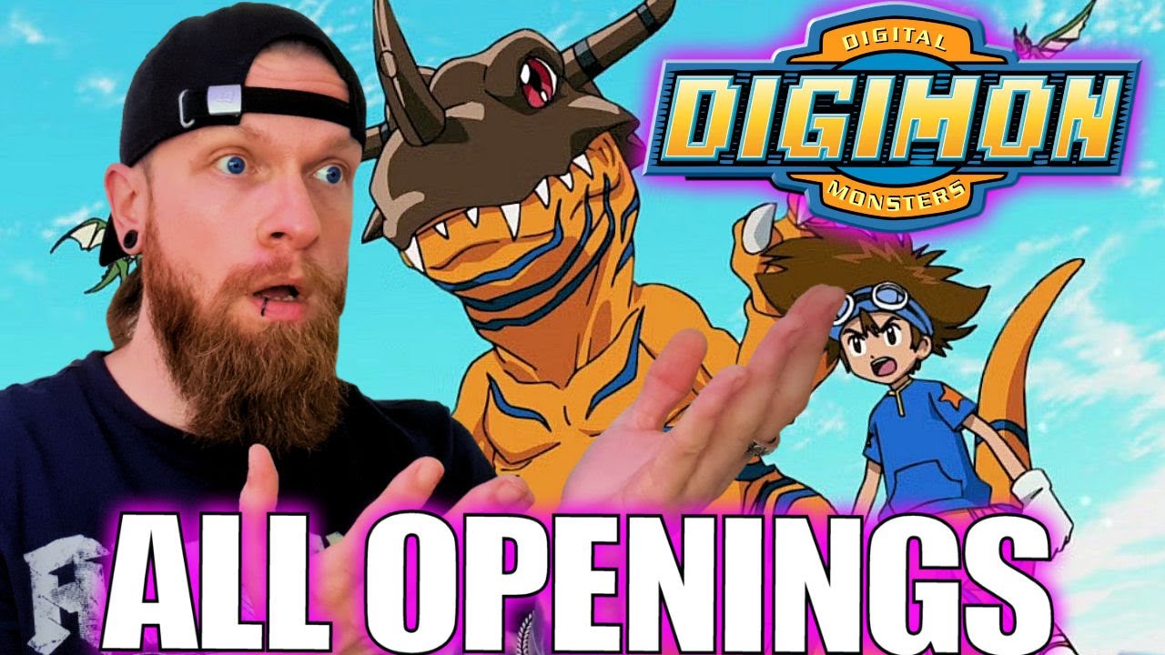 PURE NOSTALGIA! 😭 First Time Hearing Every DIGIMON Opening