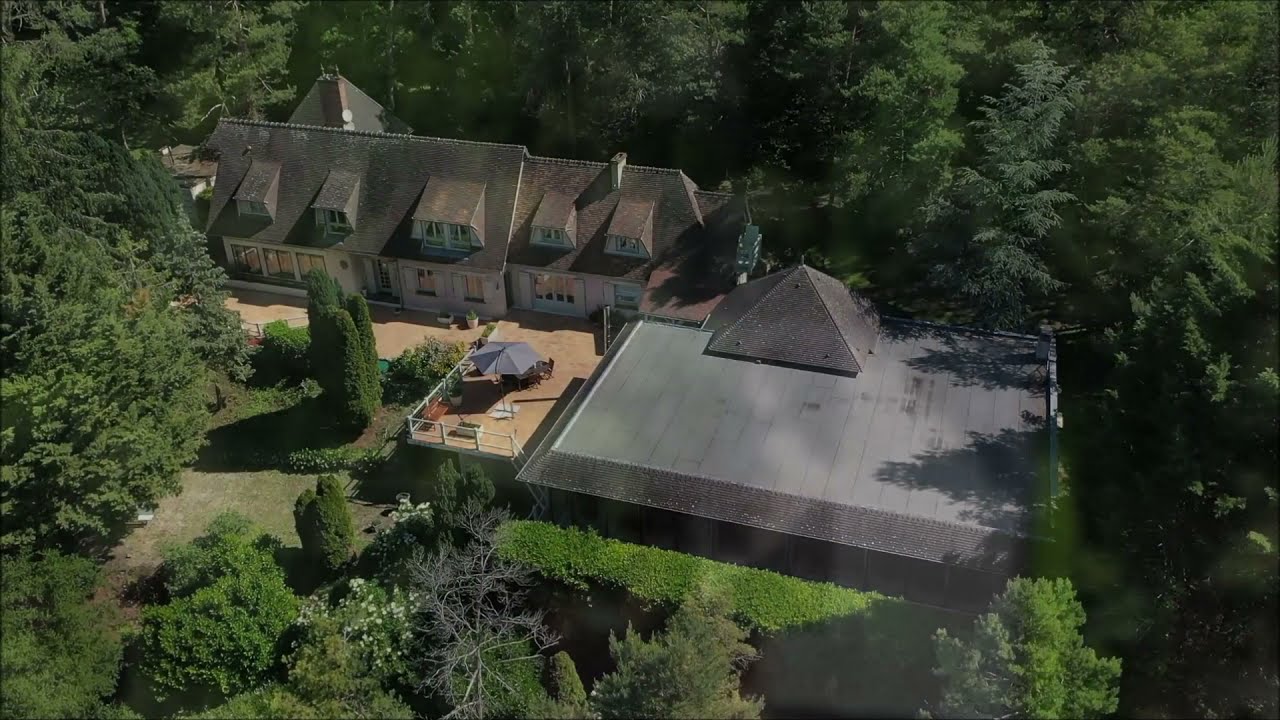 Gite dans l'Eure en Normandie filmé par un drone