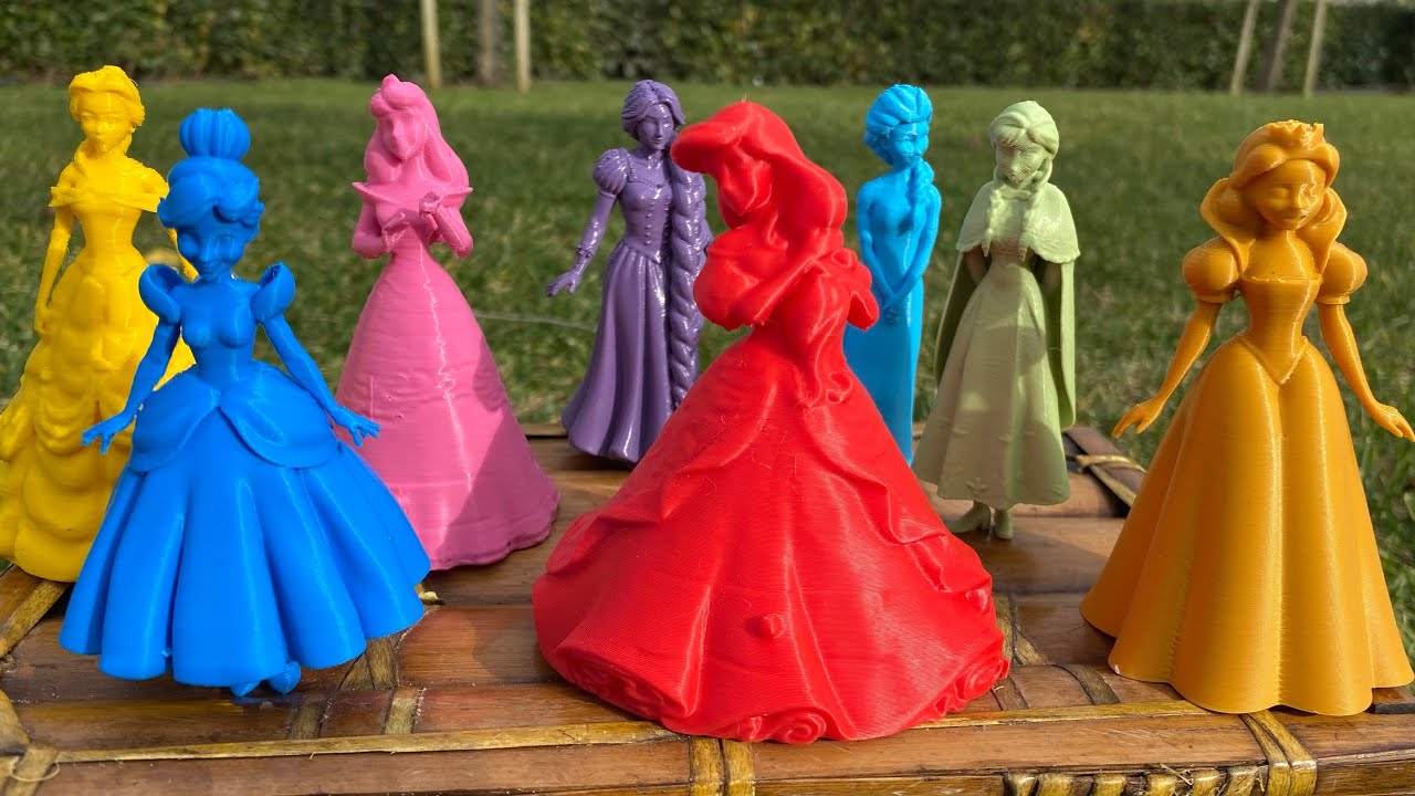 Cute Miniatures Disney Princess Frozen ELSA & Annall! elsa satisfying unboxing
