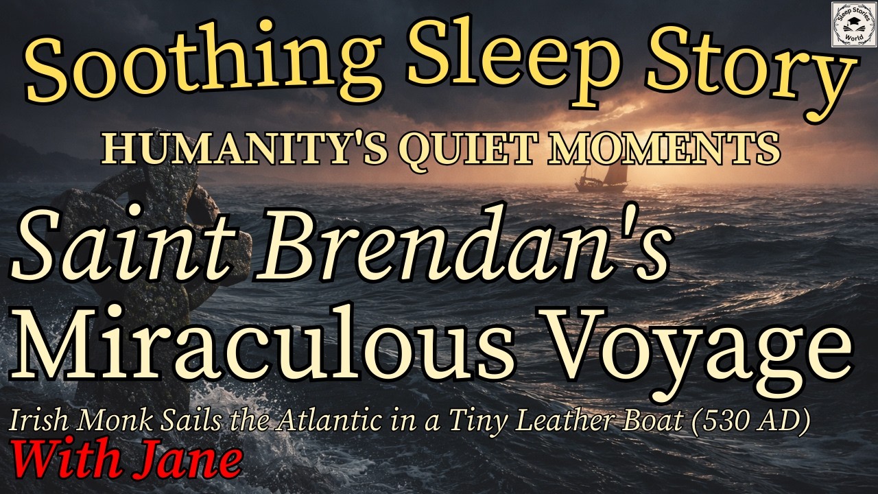 Sleep Story | Saint Brendan's Voyage: Did an Irish Monk Discover America in 530 AD? | With Jane