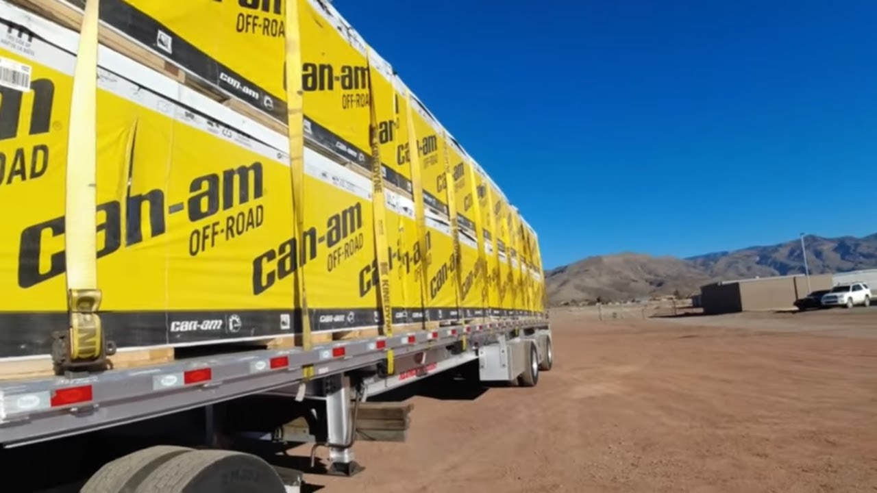 #556 First Load  for the Year and More ATV's The Life of an Owner Operator Flatbed Truck Driver