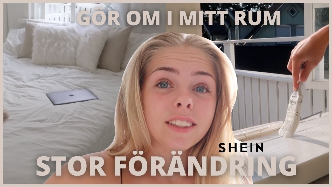 GÖR OM HELT I MITT RUM 🙊 inreder med saker från shein