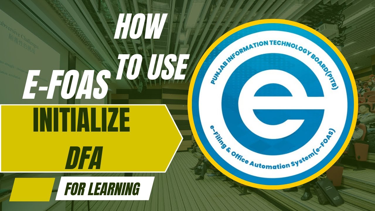 e-FOAS Initialize Draft Workflow