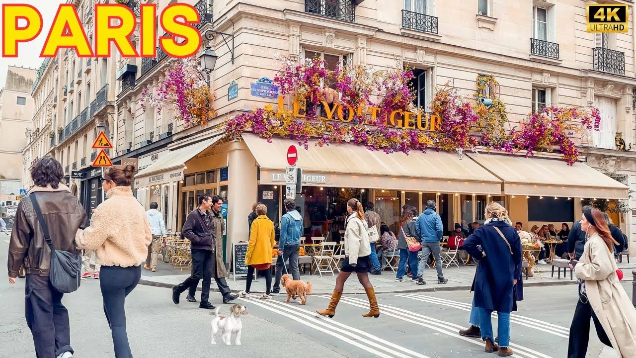 Paris, France 🇫🇷 - The Perfect Day in Paris🐿️ Food, Flea Markets & Hidden Gems! Paris Walk 4K HDR