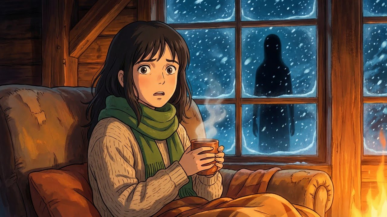Was Alone in the Snow Cabin… Then I Saw It in the Window