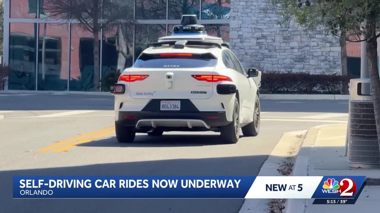 Waymo self-driving cars officially on the road in Orlando