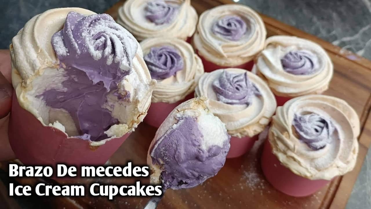 Brazo De Mercedes Ice cream Cupcakes by mhelchoice Madiskarteng Nanay