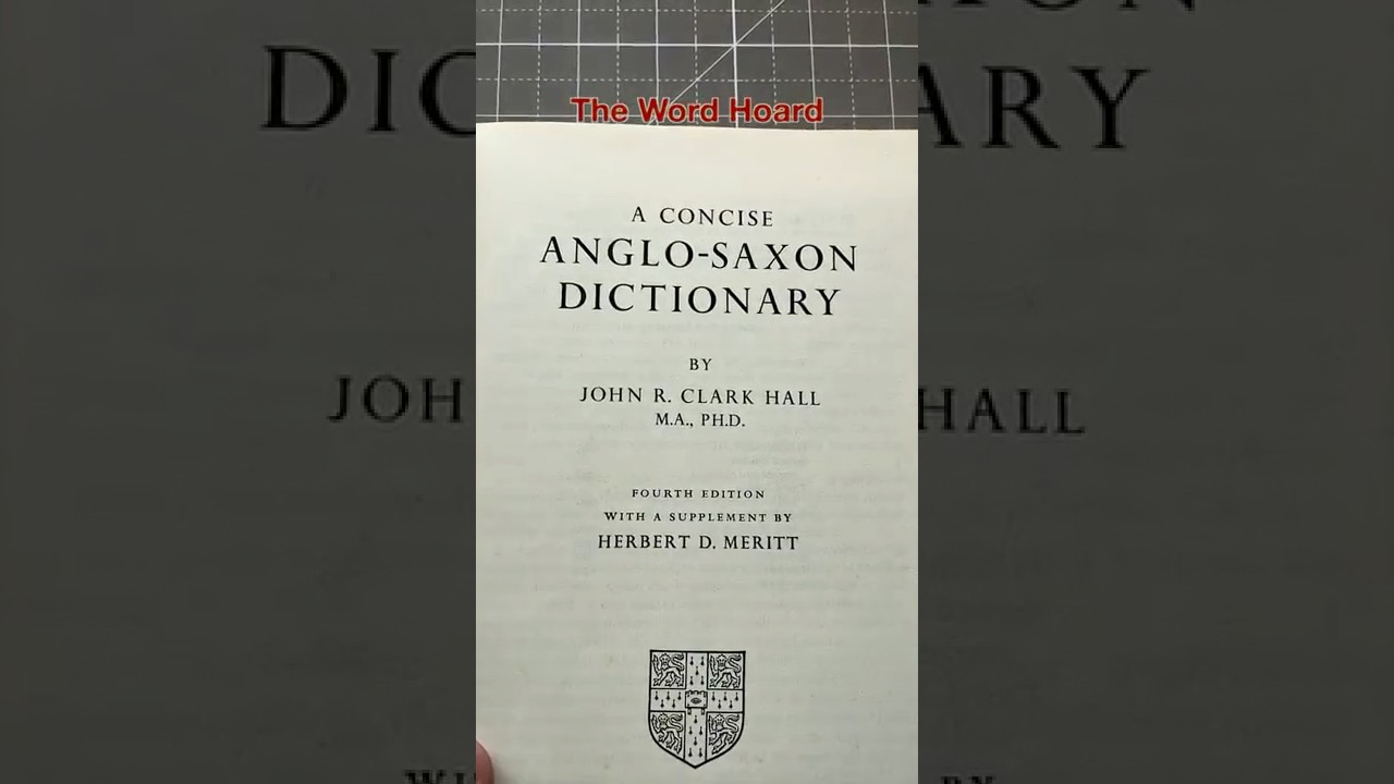 The Anglo-Saxon Word Hoard #history #anglosaxon #beowulf #viking #books