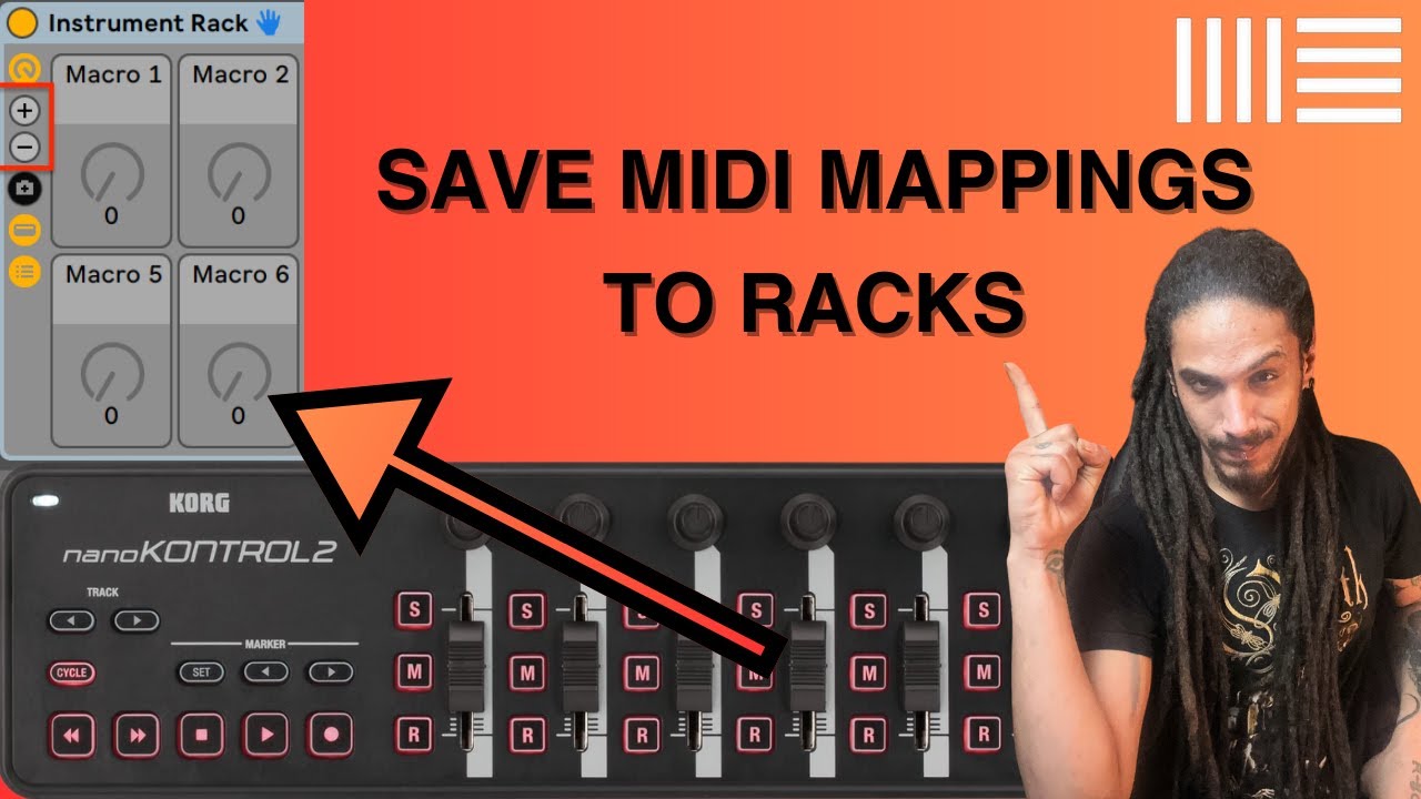 How to save midi mappings to your instrument racks in Ableton !