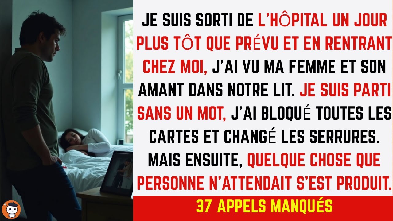 Je suis rentré un jour plus tôt de l’hôpital… ma femme et son amant étaient dans notre lit.