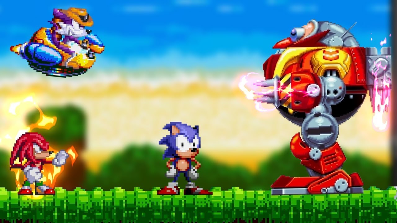En este JUEGO de SONIC luchas contra 3 JEFES 😵 Sonic Triple Trouble