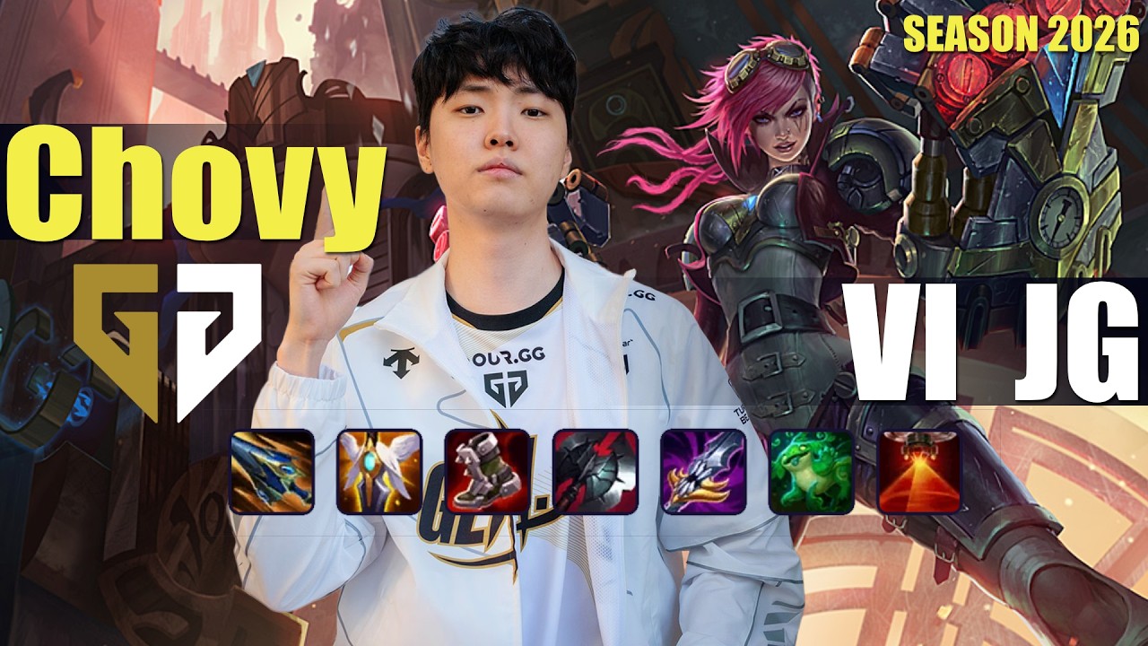 GEN Chovy VI vs LEE SIN Jungle - Patch 26.16 KR Ranked | lolrec