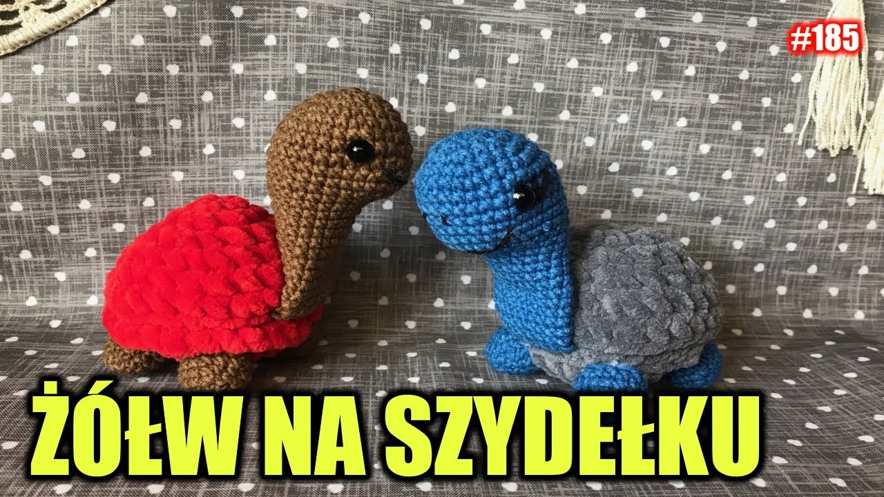 ZRÓB TO SAM, Żółw na szydełku, diy , handmade , kurs , crocheting ,  #185