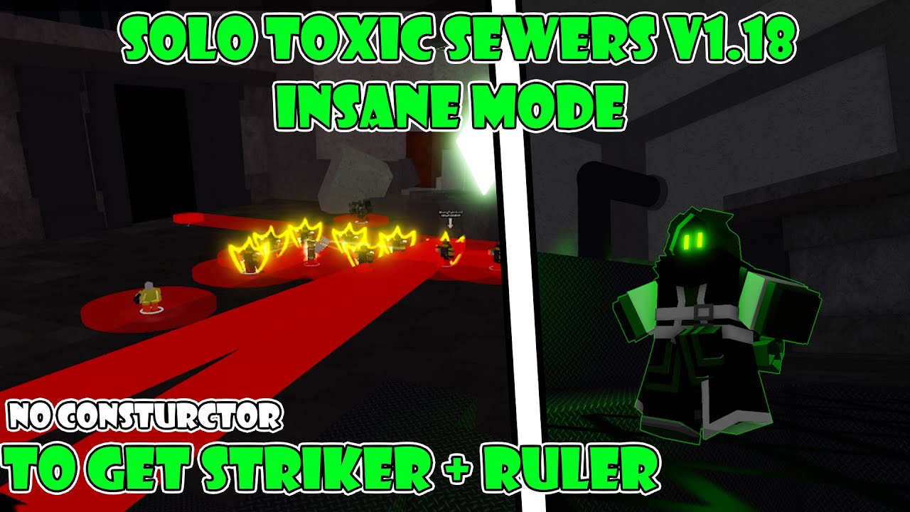 Solo Toxic Sewers Insane V1.18 | World Tower Defense
