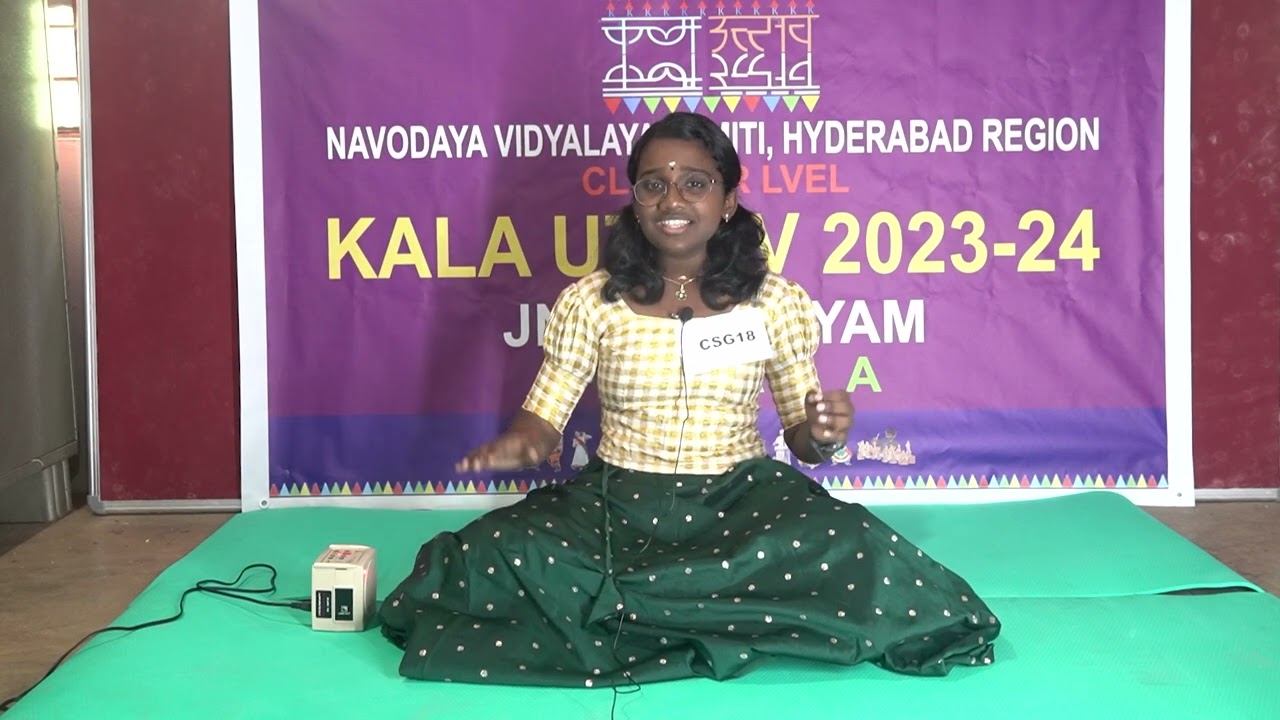 Vocal Music Classical CSG 18 JNV Kottayam