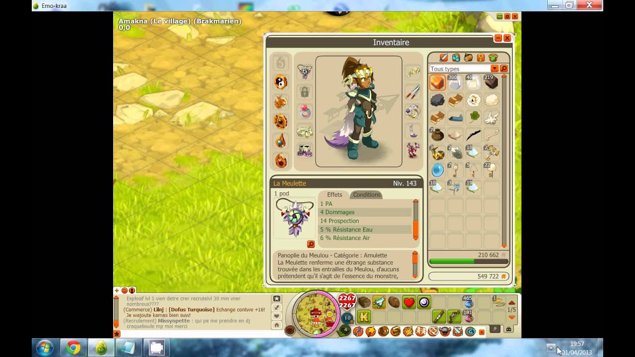 cra terre lvl 150 sur vilsmisse