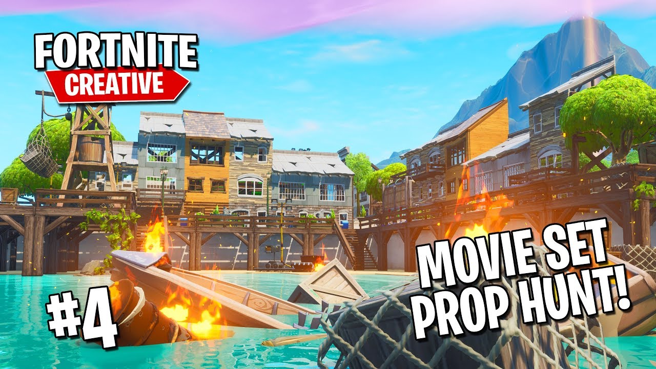 Building a PROP HUNT map in Fortnite #4 [Featured Creative Builder]