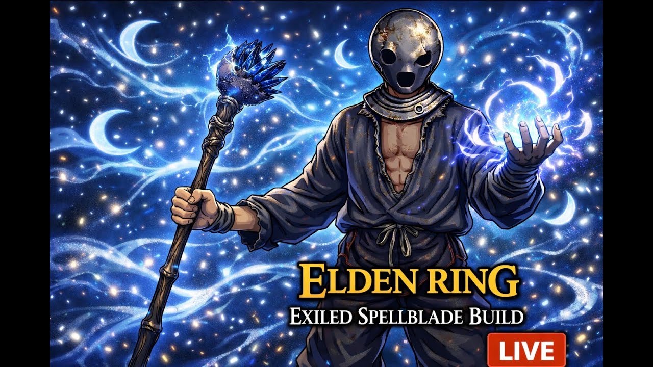 Elden Ring Exiled Spellblade Build | Full Playthrough