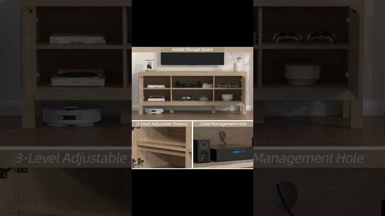 Mid century modern tv stand