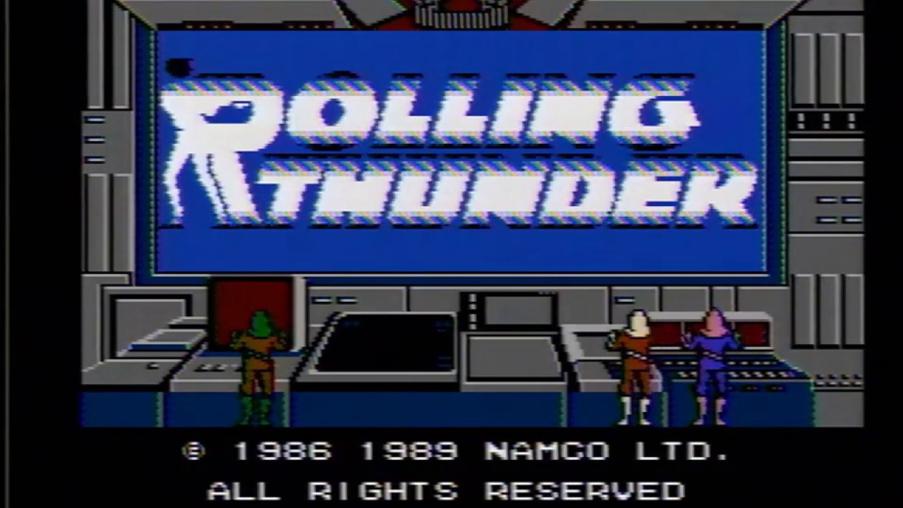 Rolling Thunder ローリングサンダ Famicom Namco 163 Expansion Audio Orig. Hardware Partial Soundtrack
