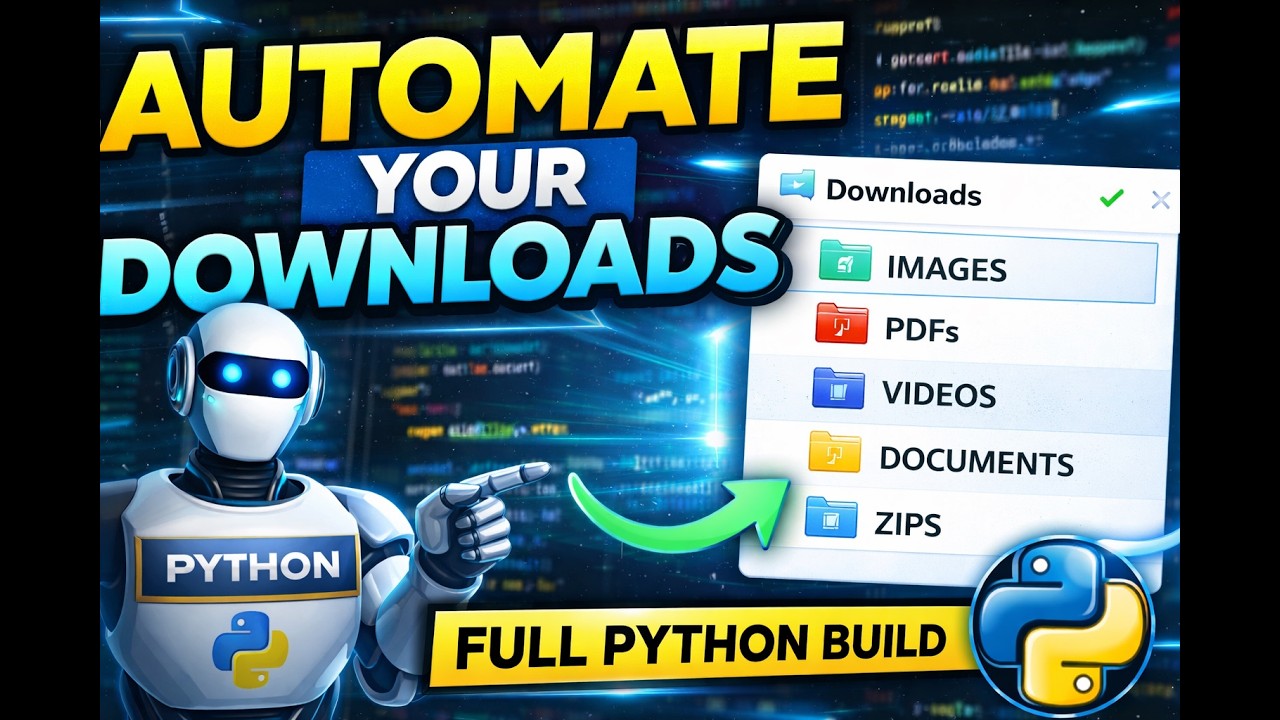 Build a Smart File Organizer in Python (Step-by-Step System)