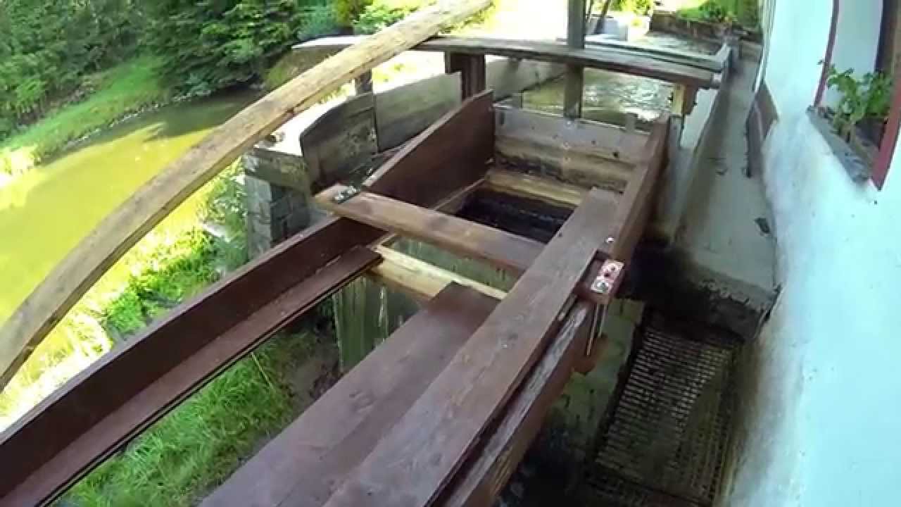 Vodní mlýn v Srlíně - Stavba vantrok