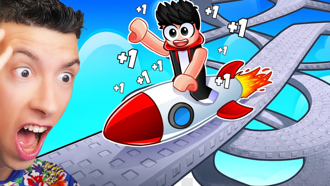 FUSÉE à +1 VITESSE PAR SECONDE DANS ROBLOX !