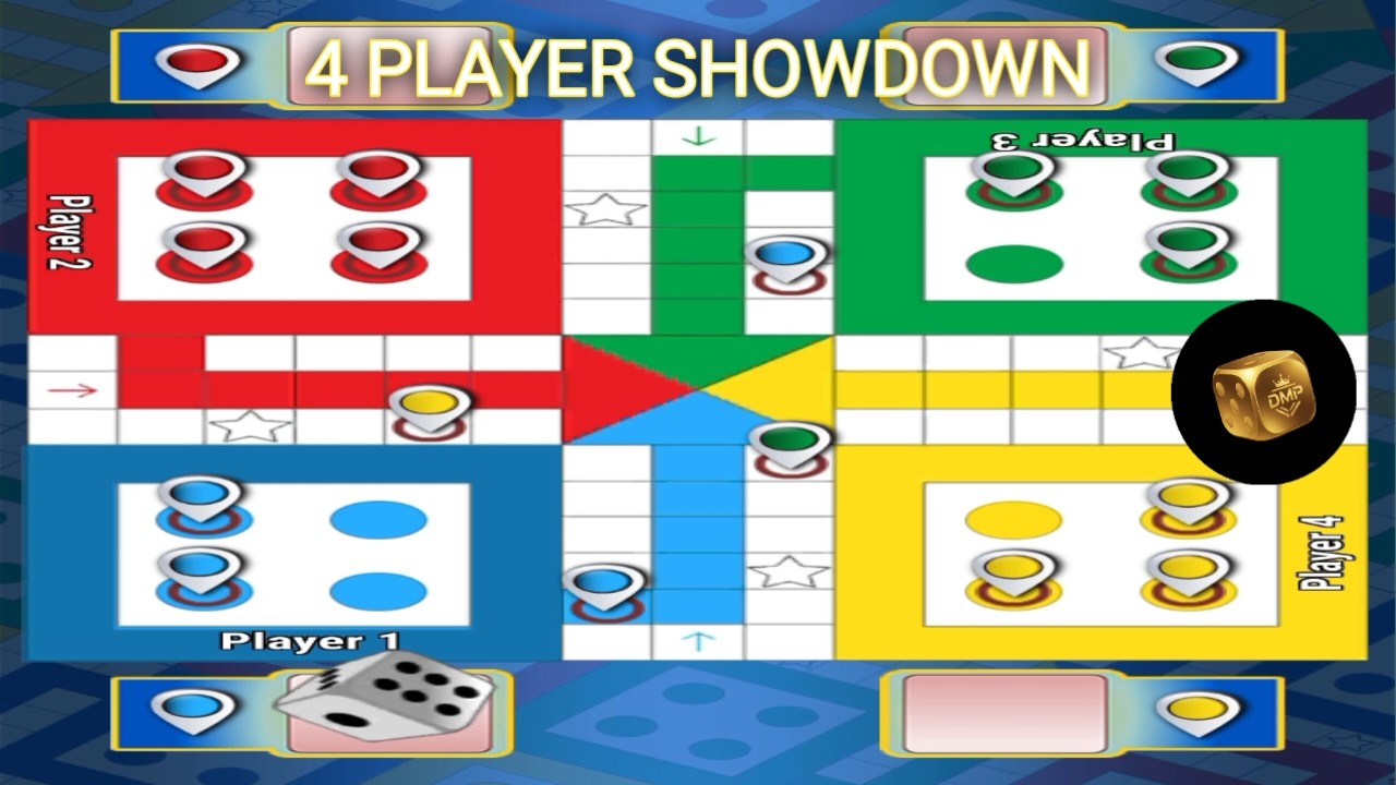 Ludo King 4 Player Match | Intense Multiplayer Battle 