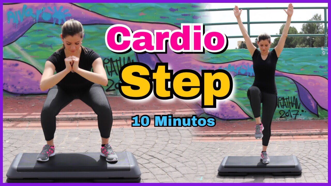 Rutina para ADELGAZAR RAPIDO | Cardio Step 10 Minutos | NatyGlossGym