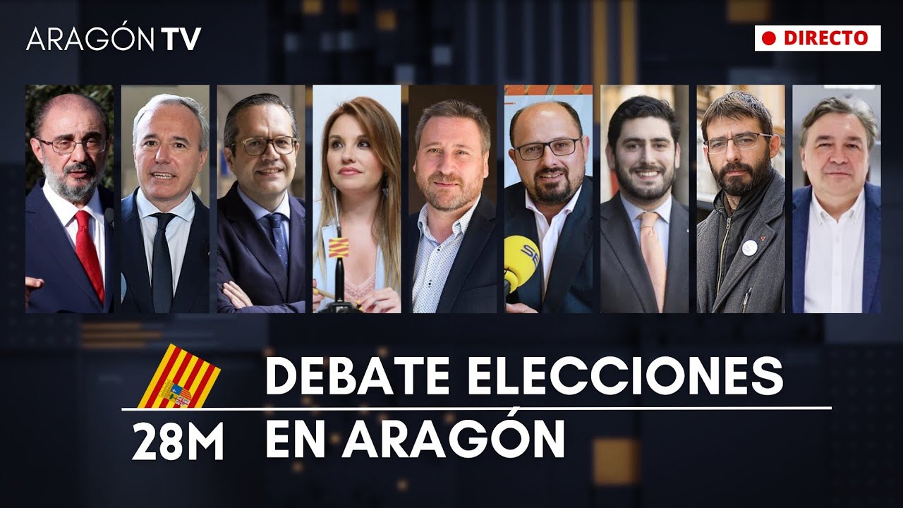 #DebateATV: Debate con los candidatos a la Presidencia del Gobierno de Aragón