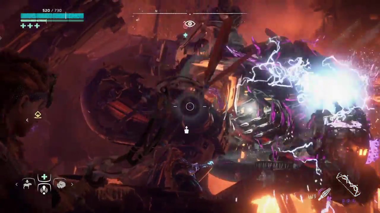 Horizon Zero Dawn Frozen Wilds.  Firebreak. Matar al atronador diabólico. Ultra Hard