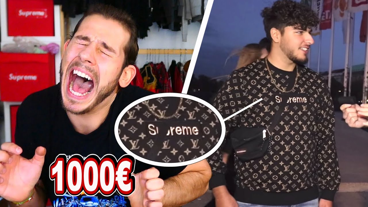 FAKE LOUIS VUITTON SUPREME PULLOVER 🤬 **das wars für mich** RIP mein Stuhl