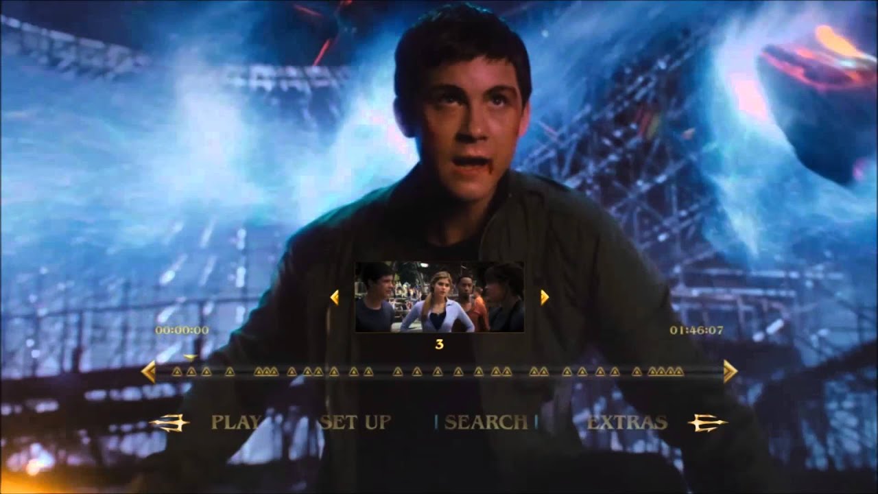Percy Jackson   Sea of Monsters 2013 Blu ray Menu Preview