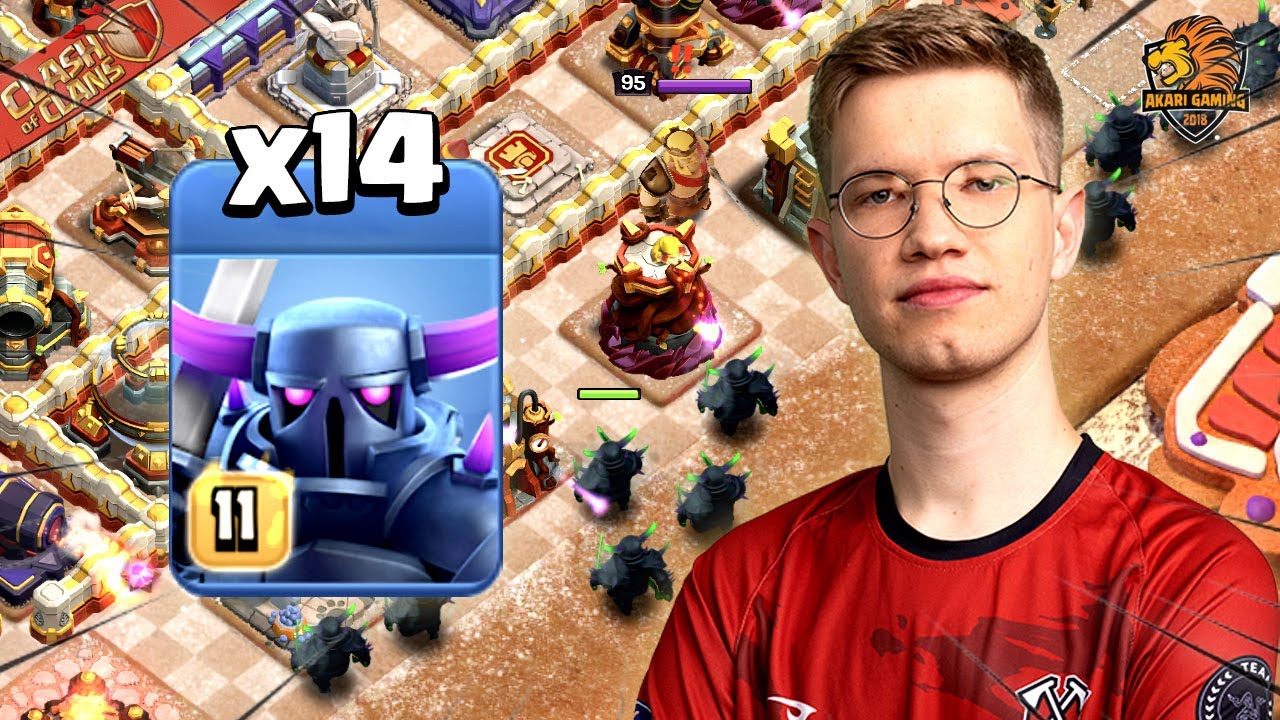 14 Pekka C.H.É.M Nát Nhà TH16 Max Cấp Độ Clash of clans | Akari Gaming