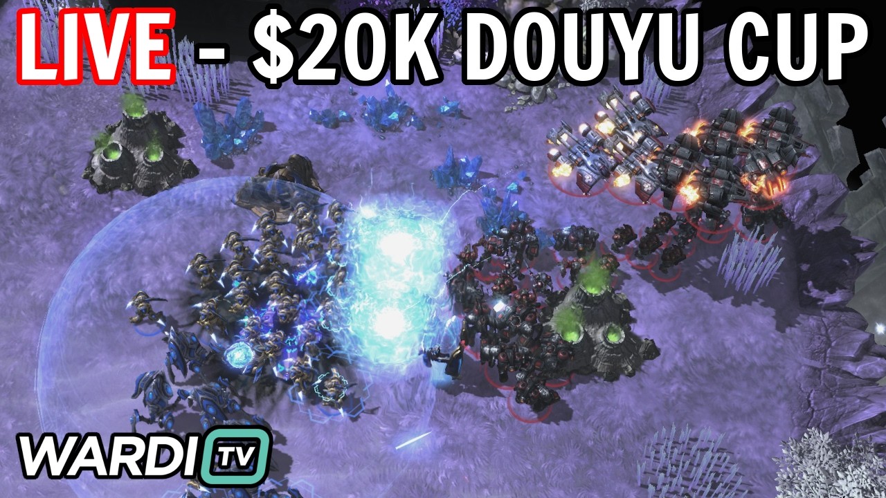 LIVE : $20k Douyu Cup Day 3 - Scarlett, INnoVation, soO, Neeb & more [StarCraft 2]