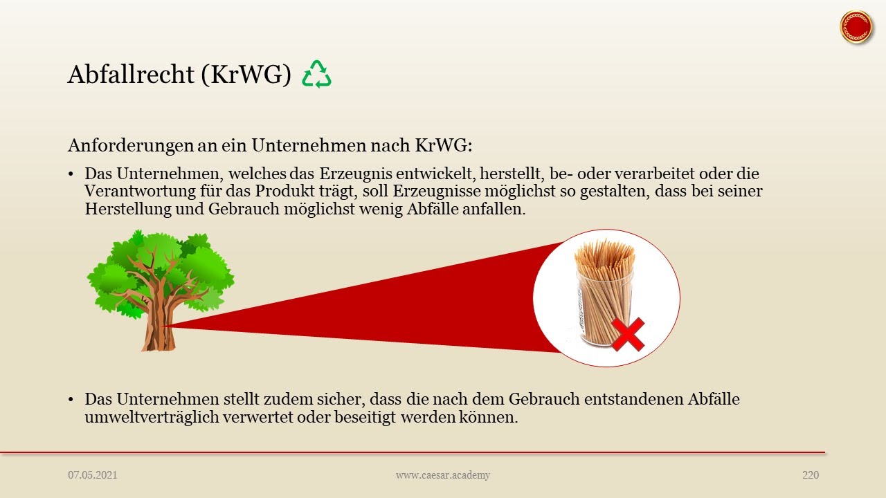 Abfallrecht - 👨🏼&zwj;🎓 EINFACH ERKL&Auml;RT 👩🏼&zwj;🎓