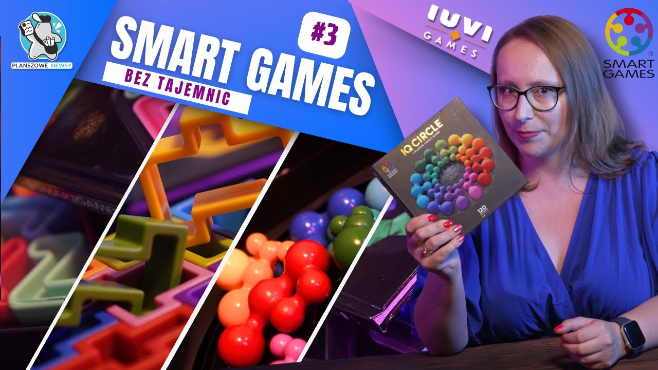 Wyjątkowe Smart Games w wersjach deluxe | IQ Pentagon, IQ Square, IQ Circle, IQ Hexagon | Iuvi Games
