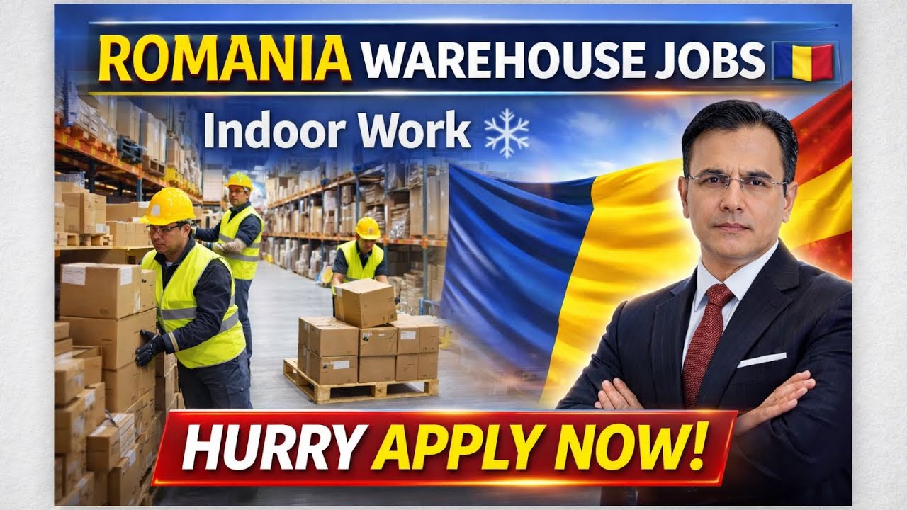 ROMANIA 🇷🇴 WAREHOUSE JOBS 2026 || Avoid Snow & Outdoor Work ❄️ Fast Work Permit – Apply Now! || 